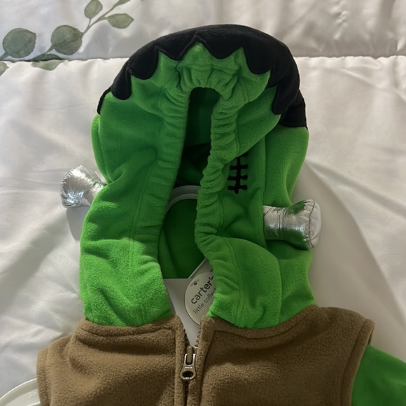 Carters Zombie Halloween costume 3-6 months NWT Frankenstein - Picture 3 of 4